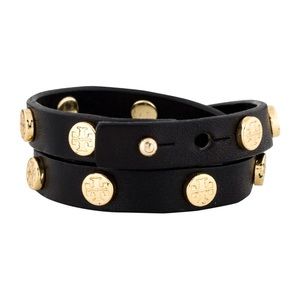 Tory Burch Leather Wrap Bracelet